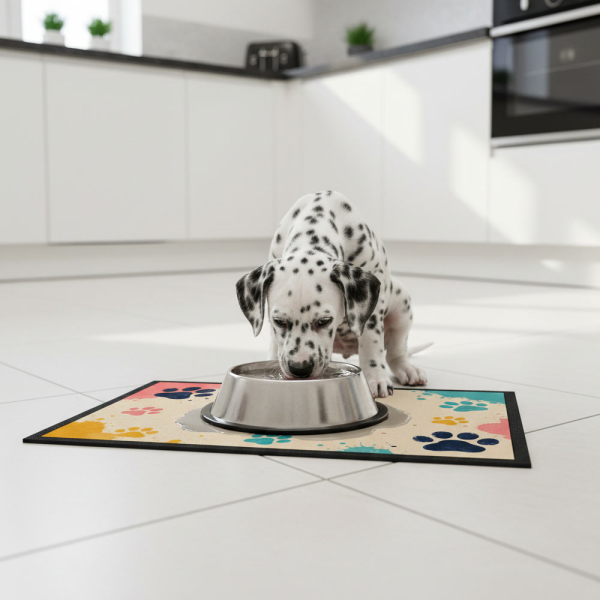 Personalised bowl mat little paws Personalised bowl mat little paws